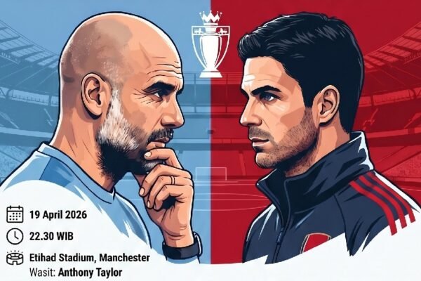 Duel Sengit Manchester City vs Arsenal di Etihad, Perebutan Gelar Premier League Semakin Panas