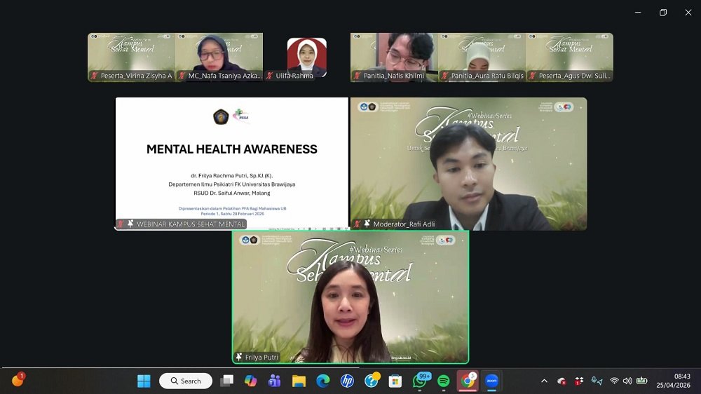 UB Edukasi Pengelolaan Stres Secara Adaptif Demi Bangun Kampus Sehat Mental