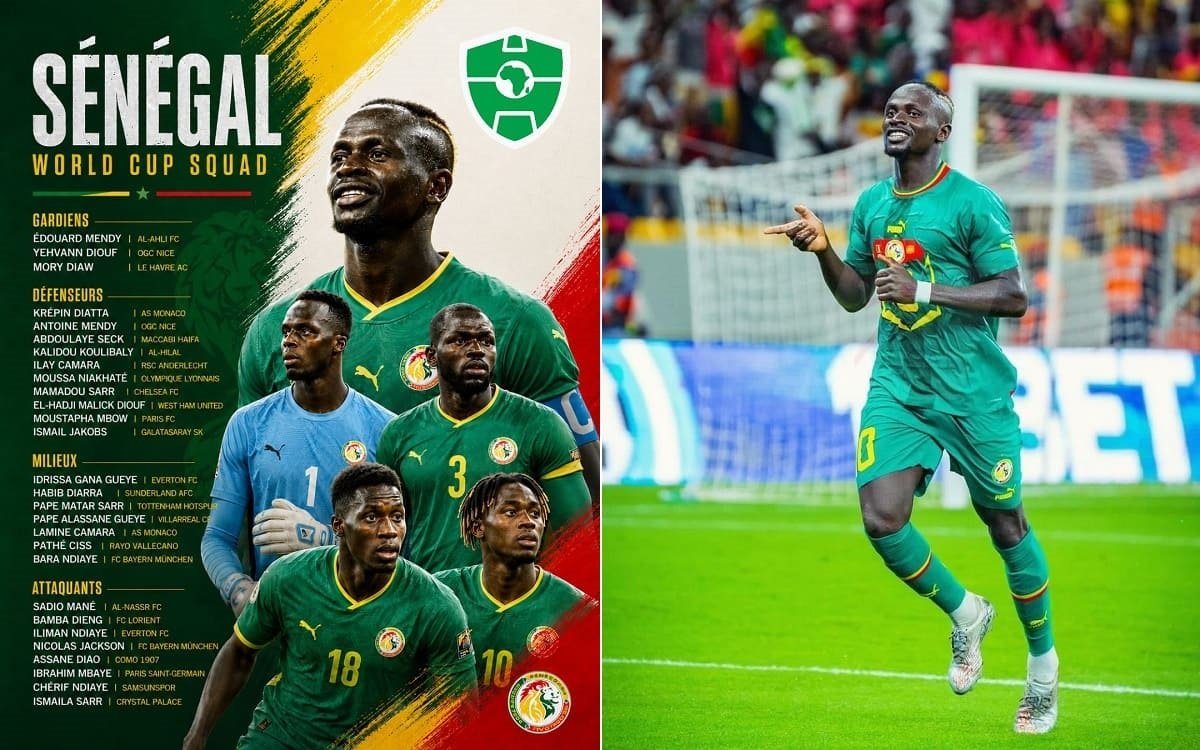106-Timnas Senegal dan Sadio Mane Batal Pensiun dari Timnas, Sadio Mane Perkuat Senegal di Piala Dunia FIFA 2026