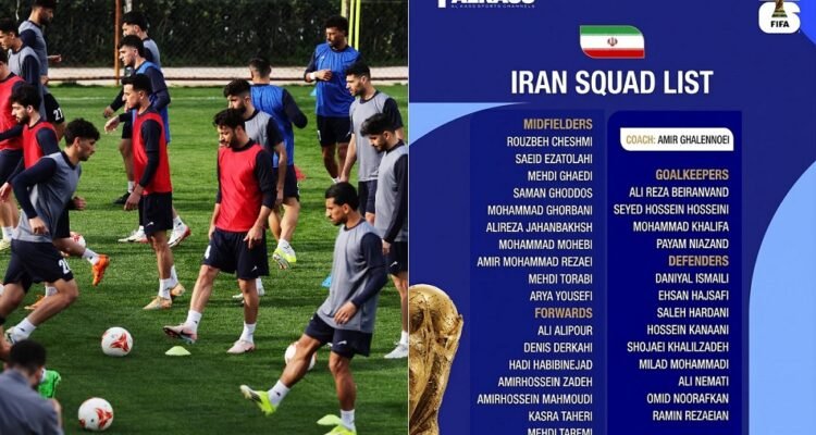 Demi Keamanan, Timnas Iran Pindah Markas Latihan ke Meksiko
