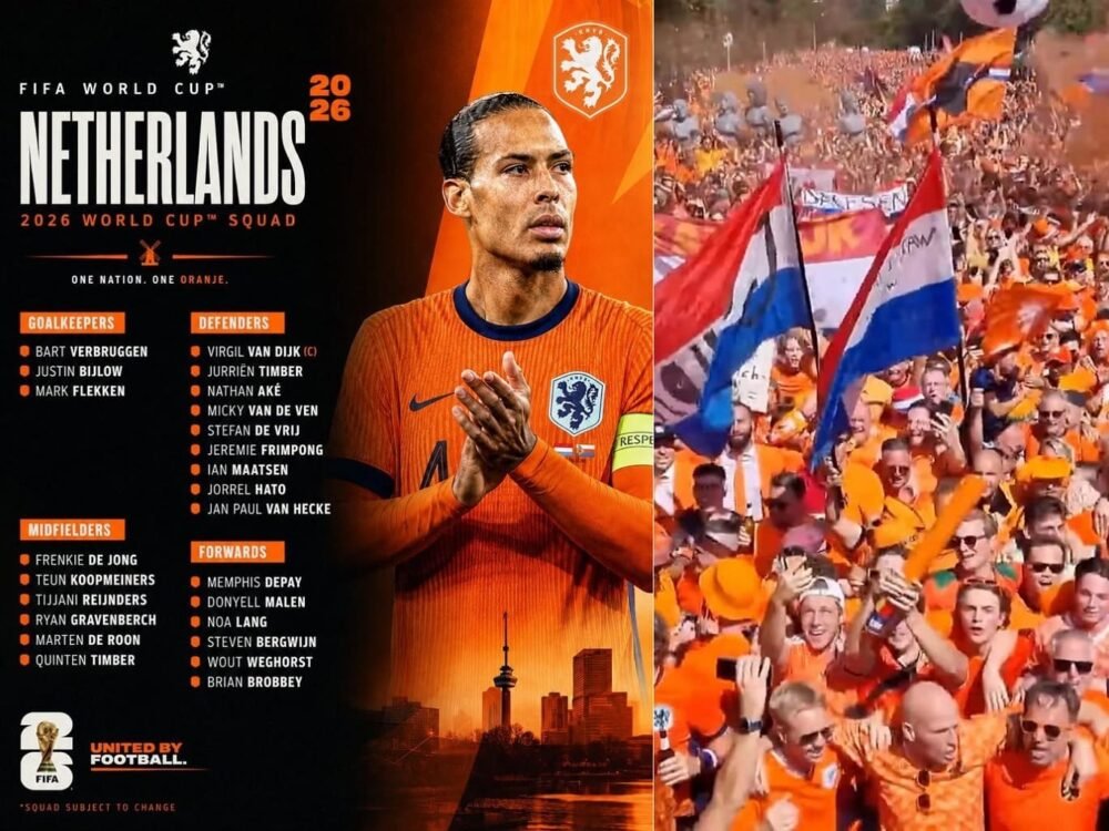 120-Timnas Belanda Ronald Koeman Umumkan 26 Pemain Timnas Belanda untuk Piala Dunia 2026