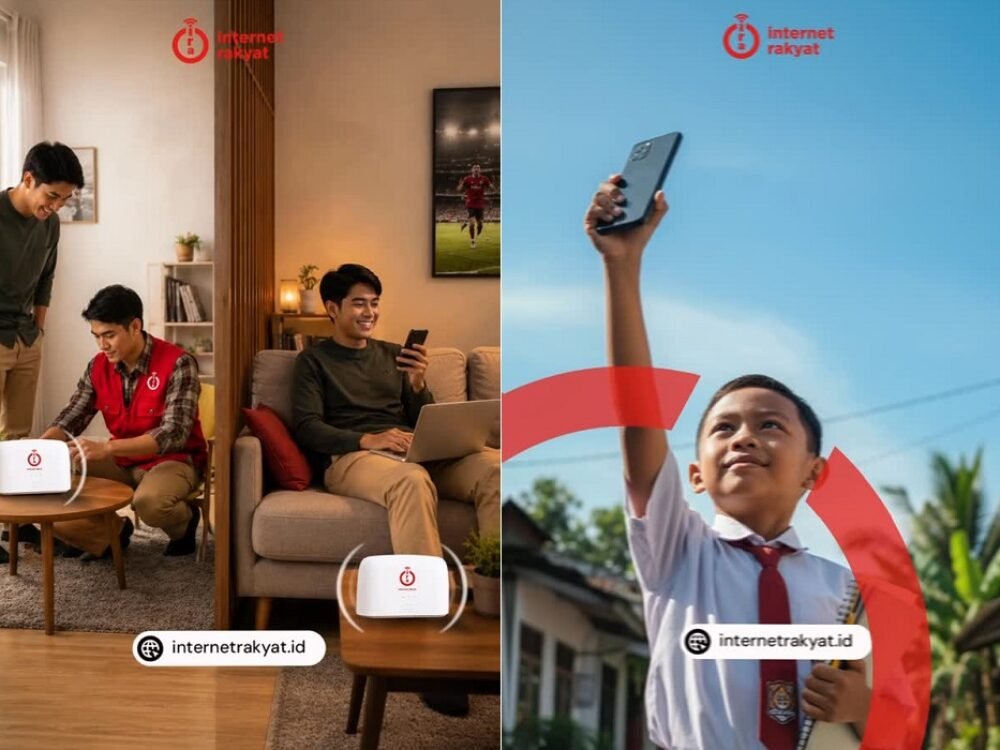 Internet Rakyat Resmi Diluncurkan, Akses 100 Mbps Unlimited Rp100 Ribu Per Bulan