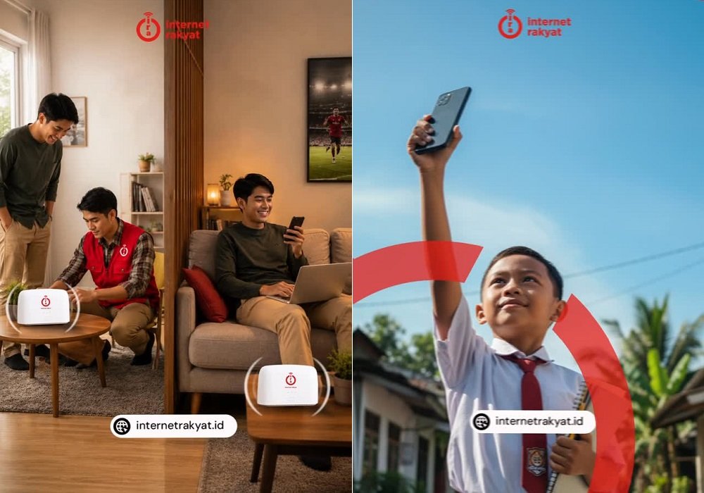 138-Internet Rakyat Internet Rakyat Resmi Diluncurkan, Akses 100 Mbps Unlimited Rp100 Ribu Per Bulan