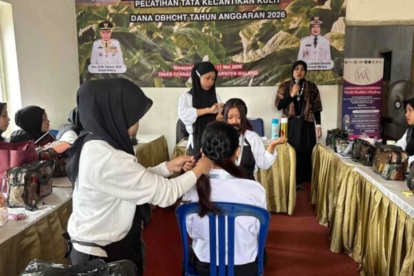 Disnaker Kabupaten Malang Bekali Pencari Kerja dengan Pelatihan Tata Kecantikan Kulit