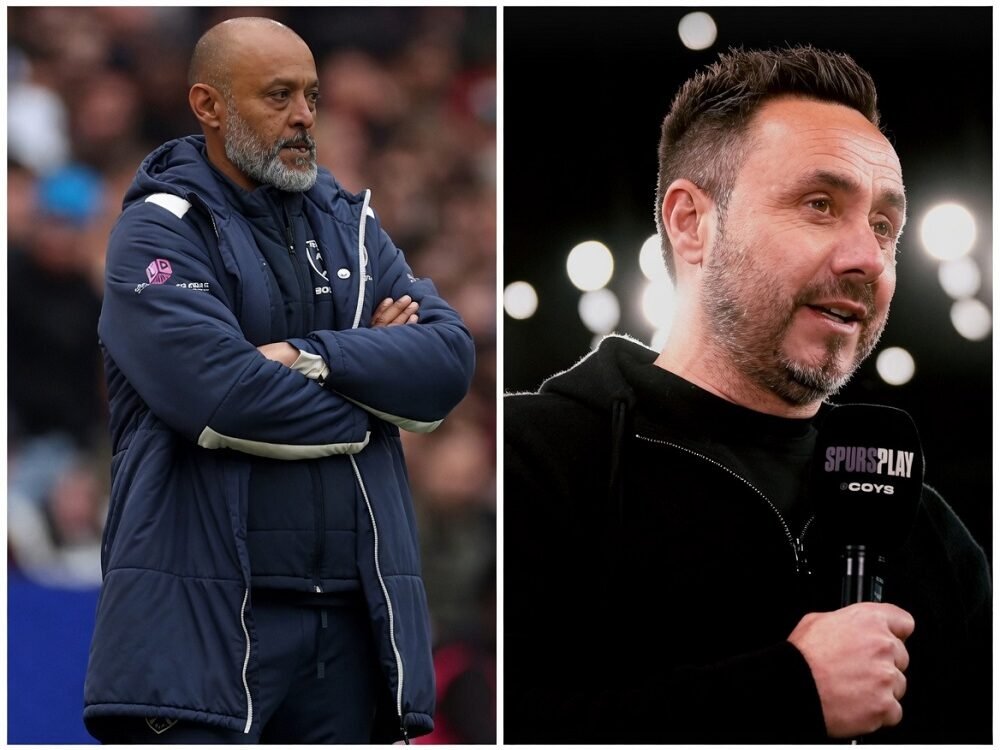 West Ham atau Spurs Bakal Degradasi dari Liga Premier: Nuno Pasrah, De Zerbi Belum Menyerah