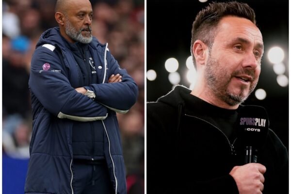 West Ham atau Spurs Bakal Degradasi dari Liga Premier: Nuno Pasrah, De Zerbi Belum Menyerah