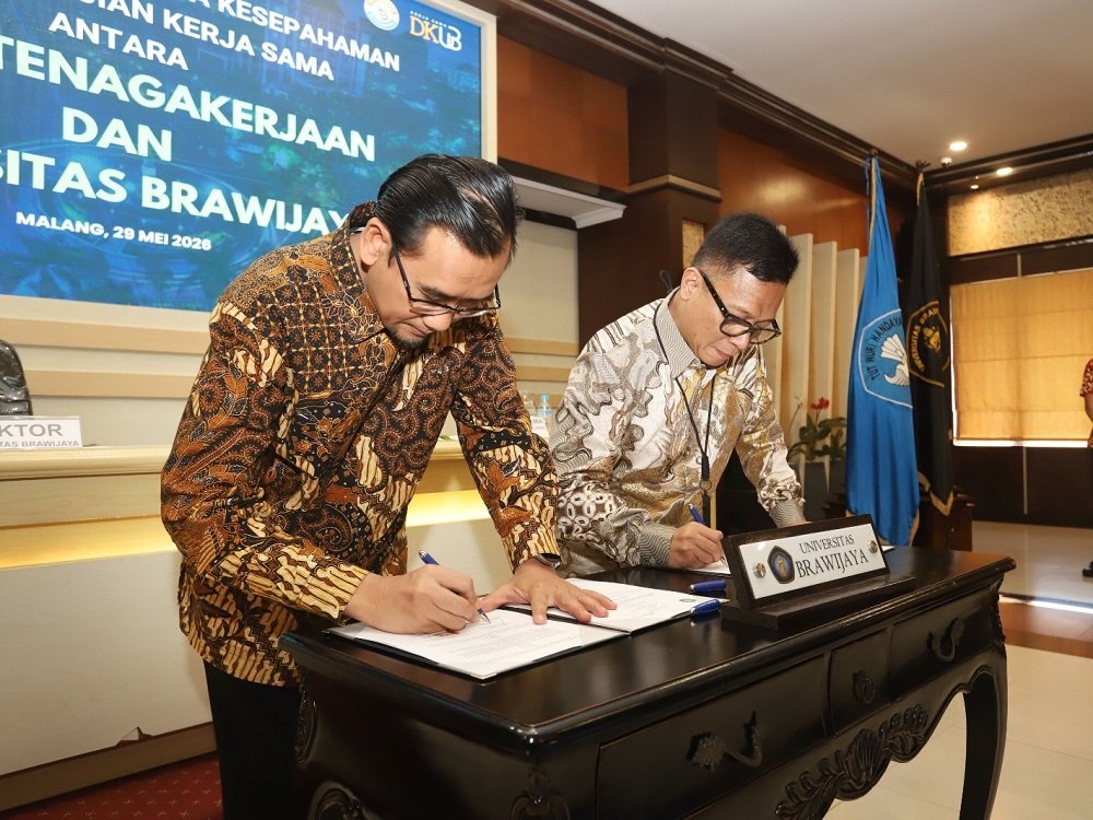 Penandatanganan MoU Strategis antara UB dan BPJS Ketenagakerjaan Perkuat Kolaborasi Sektor Pendidikan dan Industri