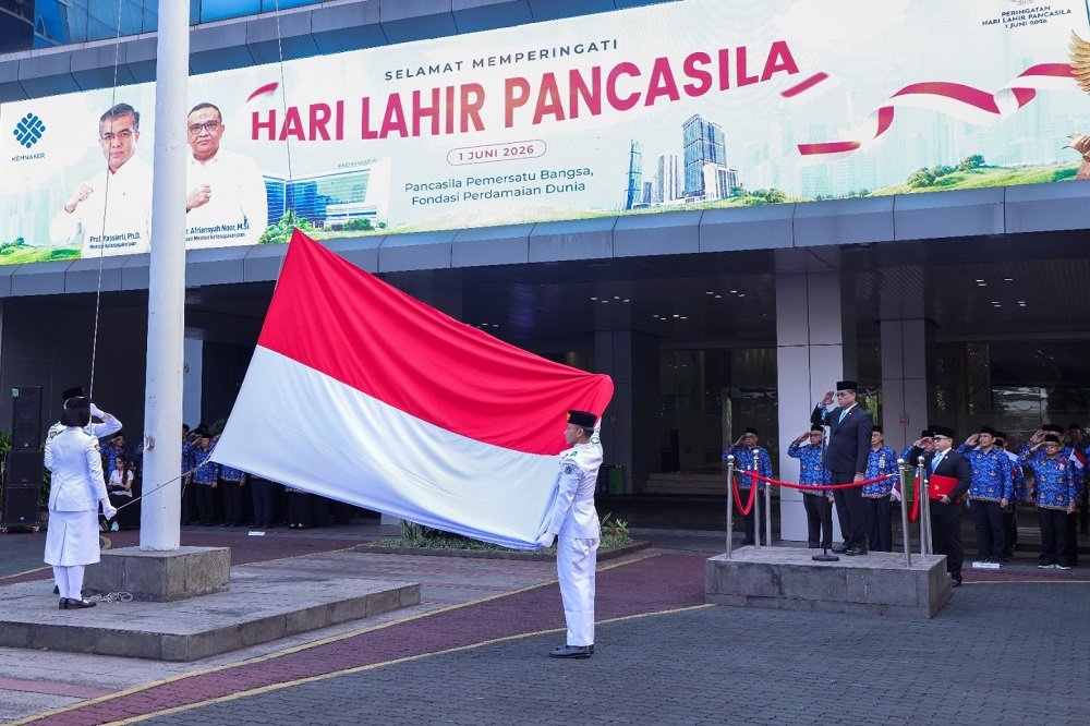 Peringati Hari Lahir Pancasila, Menaker Ajak Generasi Muda Terapkan dalam Kehidupan Sehari-hari