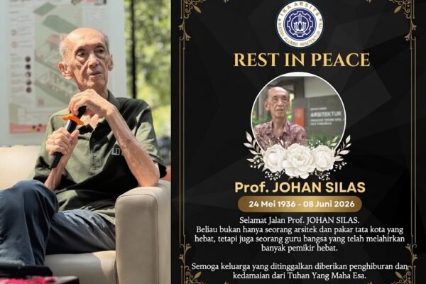 Prof. Johan Silas, Tokoh Arsitektur dan Pakar Tata Kota ITS, Meninggal Dunia di Usia 90 Tahun