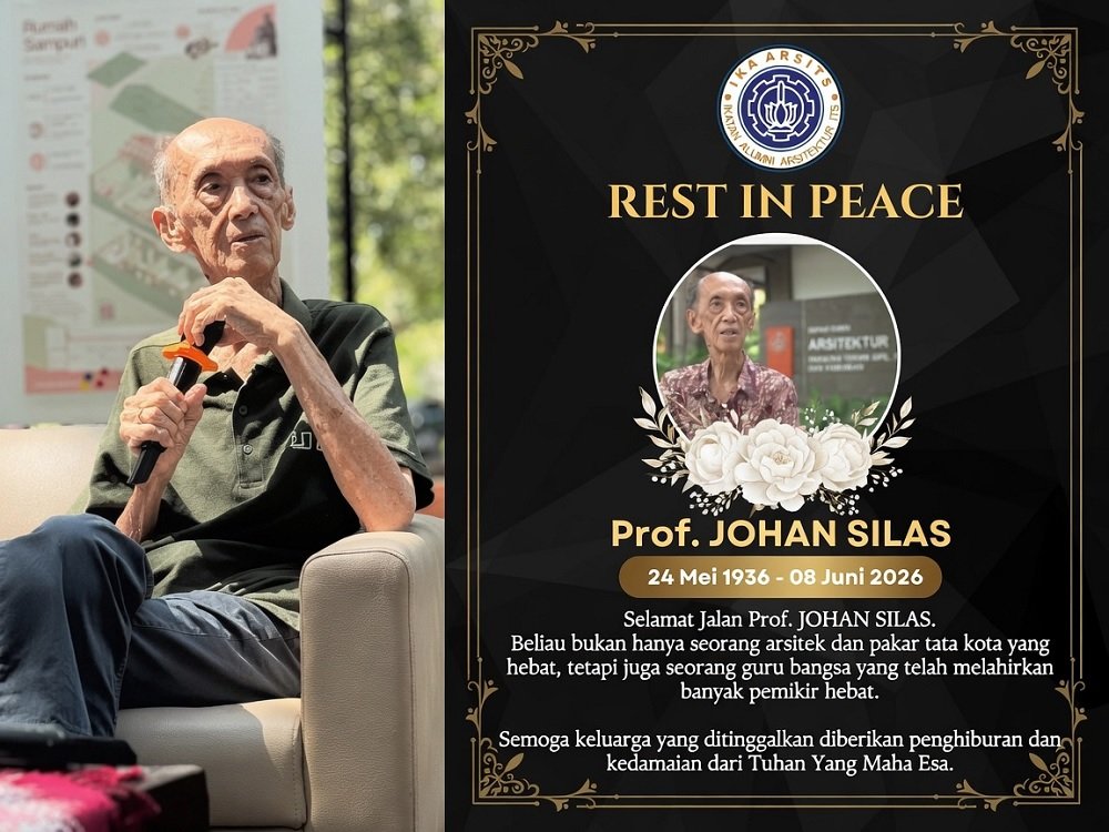 Prof. Johan Silas, Tokoh Arsitektur dan Pakar Tata Kota ITS, Meninggal Dunia di Usia 90 Tahun