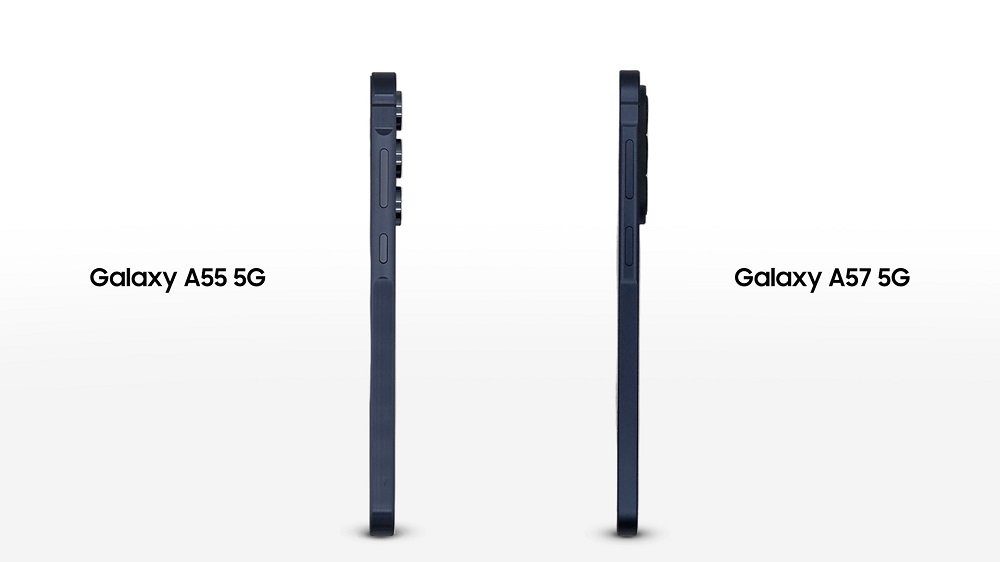Samsung Galaxy A57 56 lebih tipis