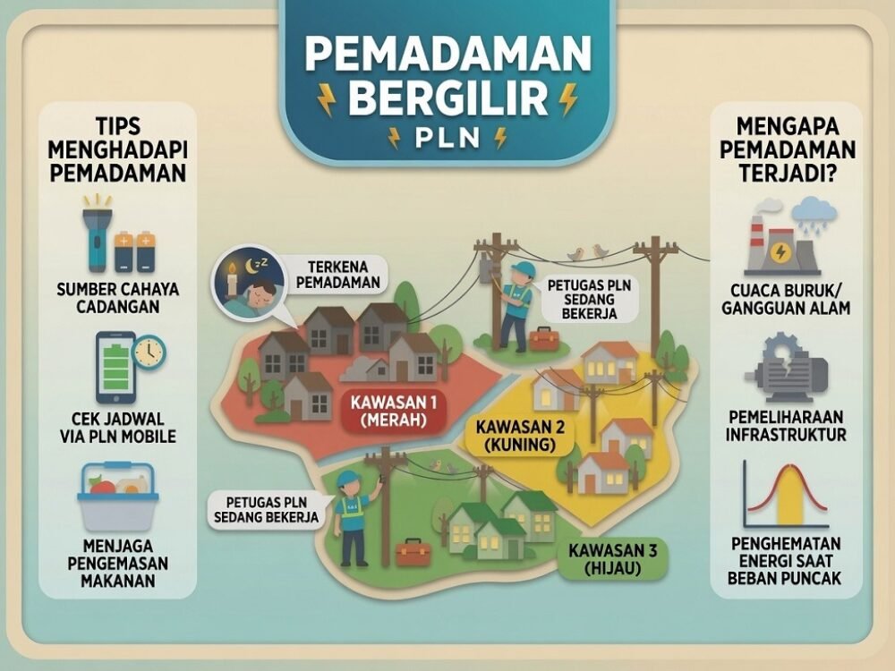 453-Pemadaman Bergilir PLN Hindari Ketidaknyamanan, Begini Cara Praktis Pantau Pemadaman Bergilir PLN di Malang Raya Secara Real-Time