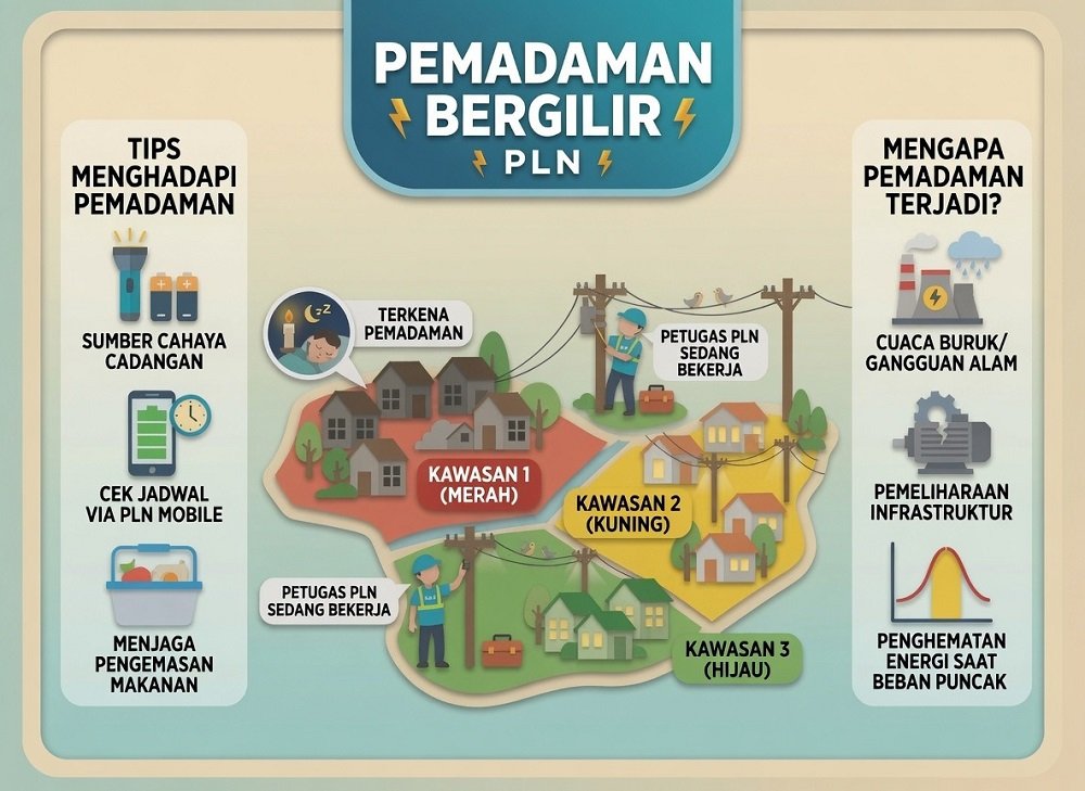 Hindari Ketidaknyamanan, Begini Cara Praktis Pantau Pemadaman Bergilir PLN di Malang Raya Secara Real-Time