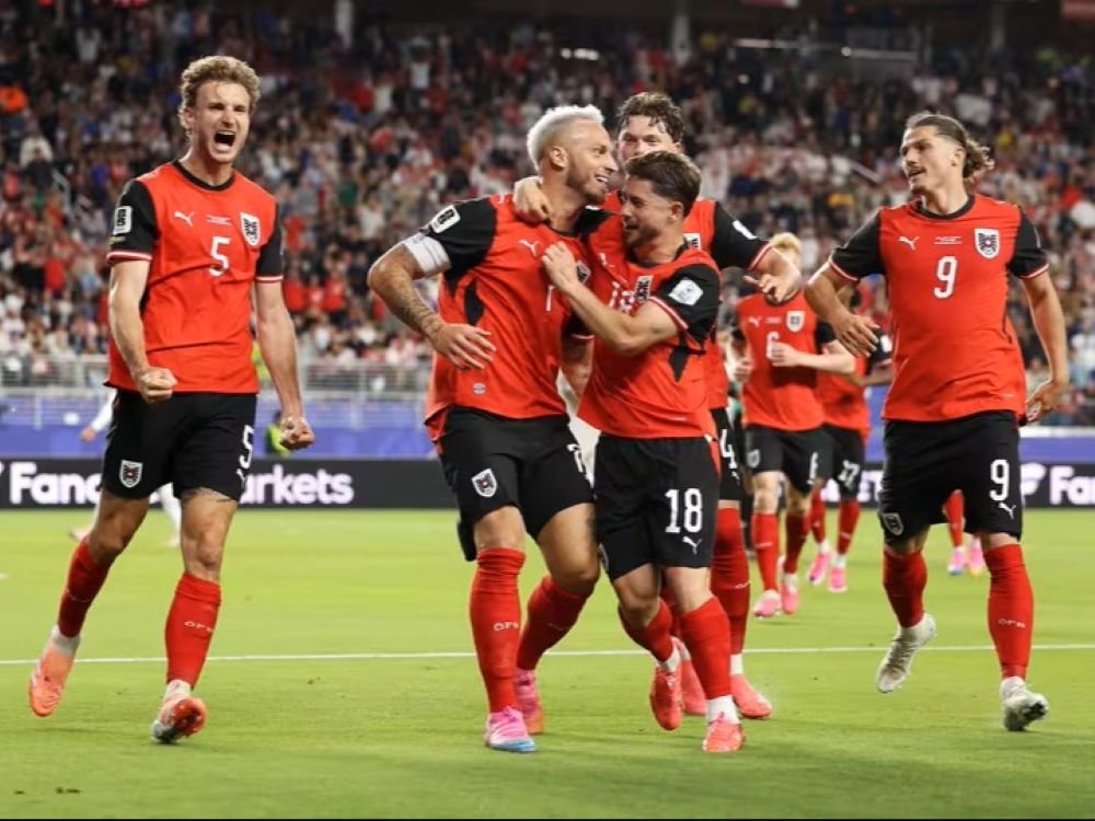 Austria vs Yordania Sengit! Austria Kalahkan Yordania, Pepet Argentina di Puncak Klasemen Grup J