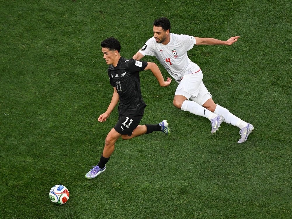 Imbang 2-2 Lawan New Zealand, Iran Puncaki Klasemen Sementara Grup G