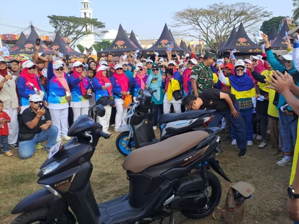 Yamaha Gear Ultima Smart Ribuan Warga Padati Peluncuran Gear Ultima Yamaha di Lapangan Tumapel Singosari Malang, Cek Keseruannya
