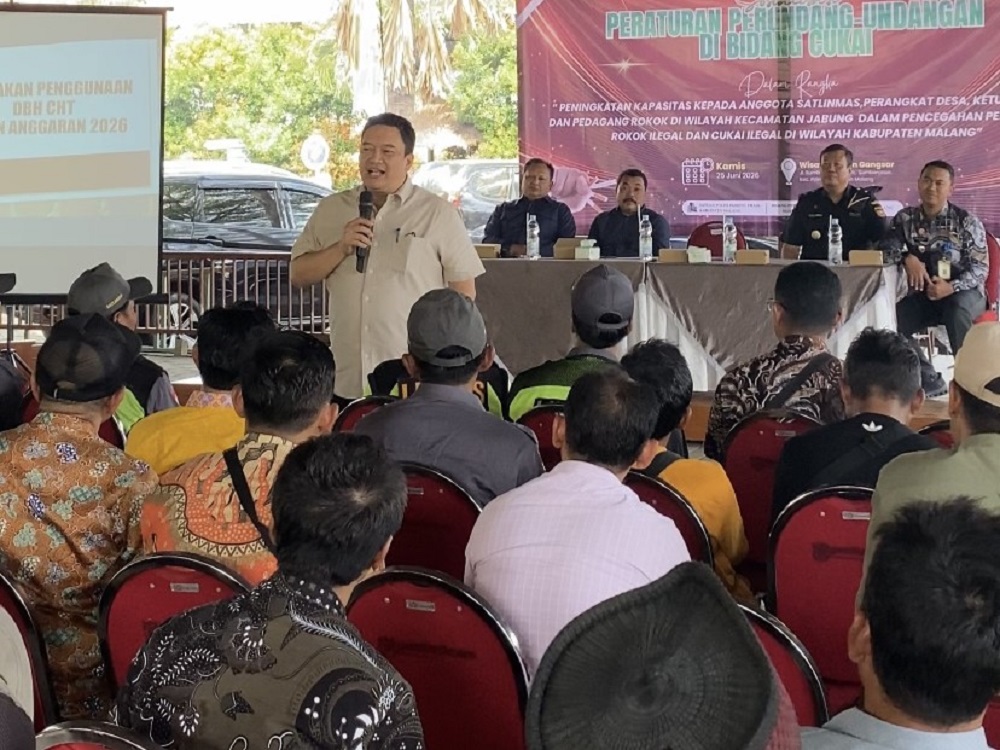 Sekda Kabupaten Malang Minta Warga Lapor Jika Ada Indikasi Peredaran Rokok Ilegal