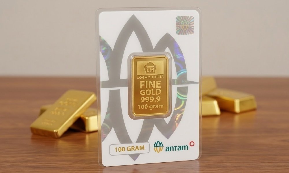 Harga Emas Antam Hari Ini Turun ke Level Rp2.601.000 per Gram