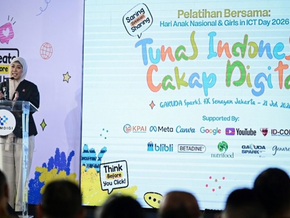 159-Meutya Hafid di Hari Anak Nasional 2026 Peringatan Hari Anak Nasional 2026, Meutya Hafid Tegaskan Platform Digital Harus Ramah Anak