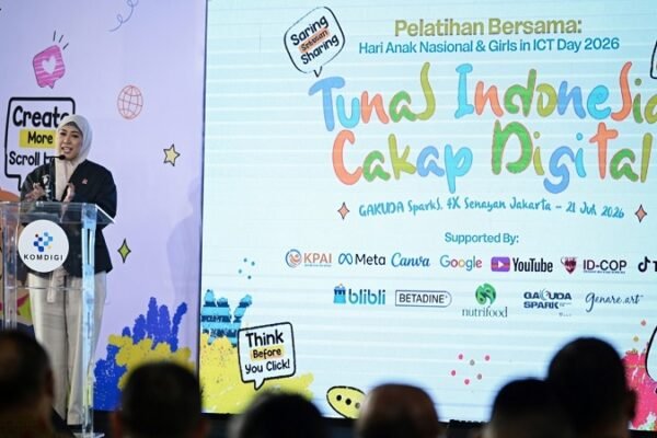 Peringatan Hari Anak Nasional 2026, Meutya Hafid Tegaskan Platform Digital Harus Ramah Anak