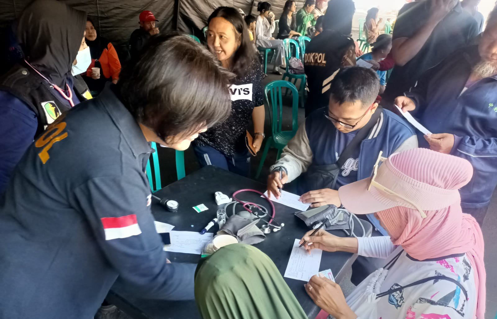 Bakkes Gratis Polresta Malang Kegiatan Bakkes Gratis Polresta Malang Kota Pererat Hubungan dengan Masyarakat