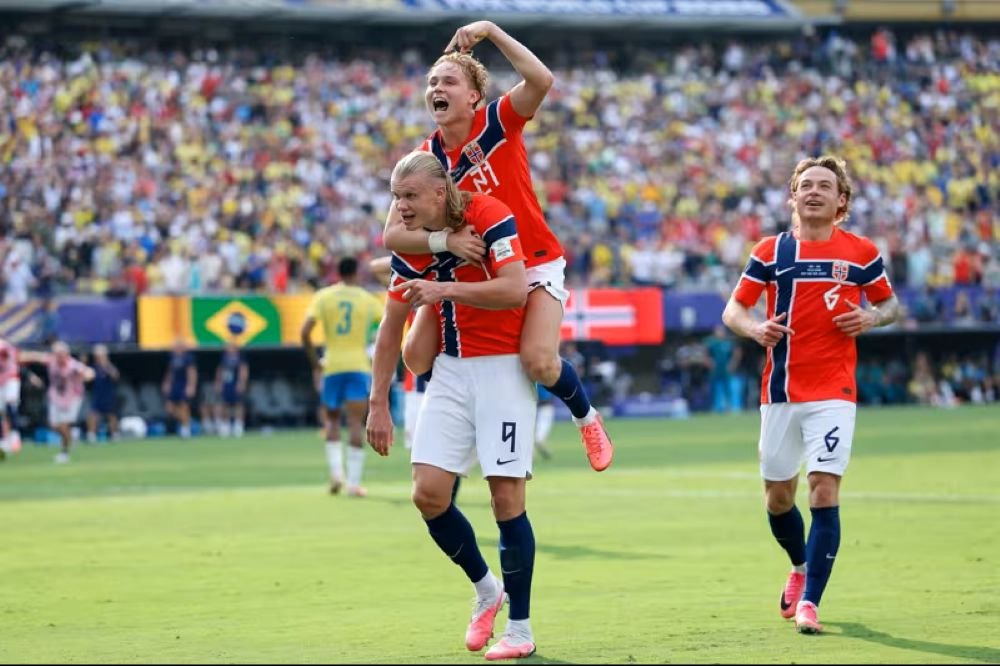 Brasil Norwegia Norwegia Usir Brasil dari Piala Dunia FIFA 2026