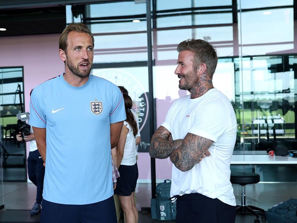Sesi Latihan Pamungkas Inggris Jelang Laga Lawan Norwegia, David Beckham Turut Mengawasi