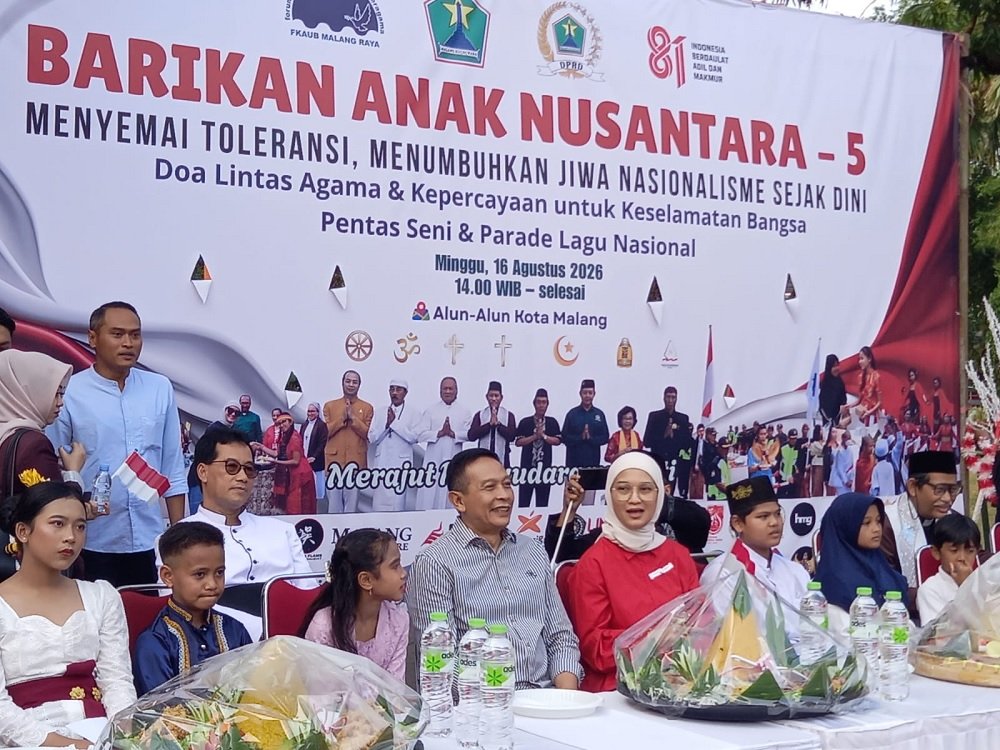 Barikan Anak Nusantara ke-5: Wali Kota Malang Ajak Generasi Muda Rawat Toleransi dan Nasionalisme