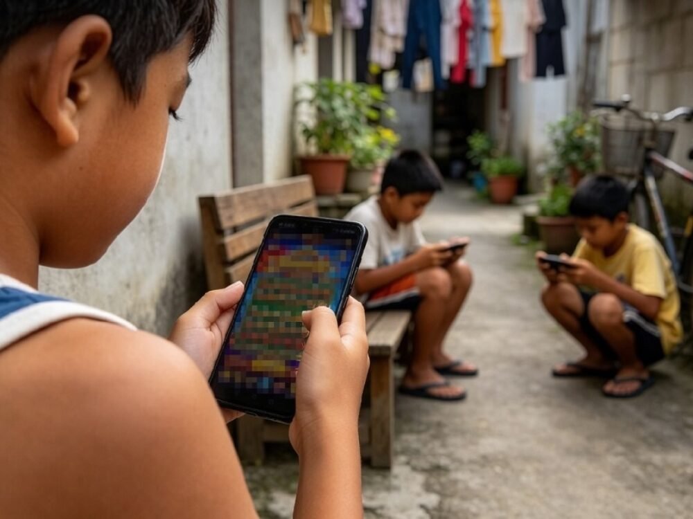 170-Ilustrasi anak kecanduan judol Deposit Judol Lewat QRIS Melonjak, Pemerintah Didesak Putus Aliran Dana