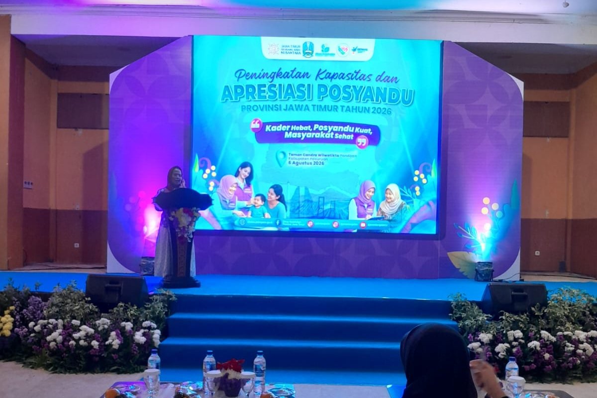 Sri Untari Dukung Penguatan Pelayanan Kesehatan Dasar, Hadiri Apresiasi Kader Posyandu di Pasuruan