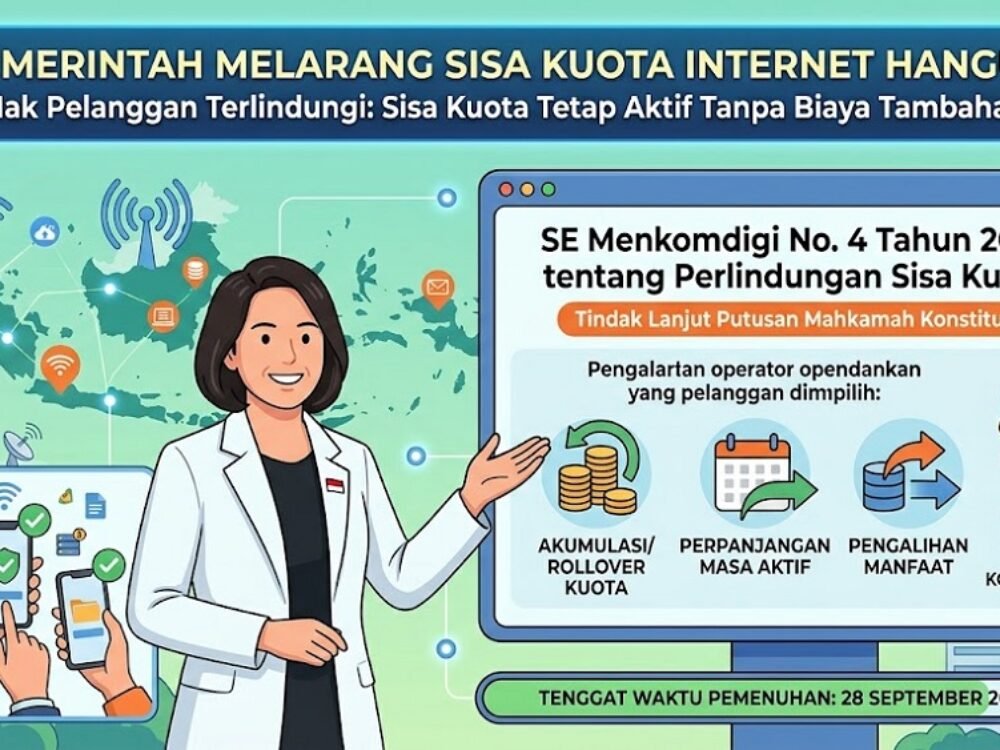 Pemerintah Larang Operator Hanguskan Sisa Kuota Internet, Ini Aturan Lengkapnya