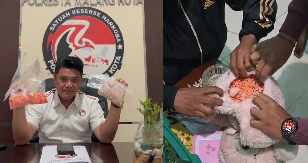 Satresnarkoba Polresta Malang Kota Ungkap Jaringan Narkotika, Sita 1.461 Butir Ekstasi dan 111 Ribu Pil LL