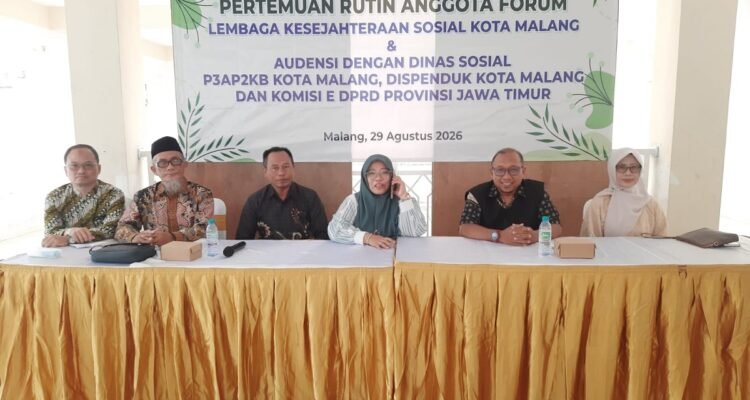 Audiensi dengan Komisi E DPRD Jatim dan Pemkot, Forum LKS Kota Malang Desak Perhatian untuk Anak Panti dan Lansia