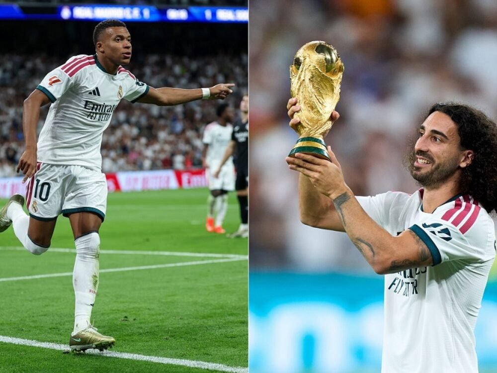 Hattrick Mbappe dan Debut Kandang Marc Cucurella Warnai Malam Sempurna di Bernabeu