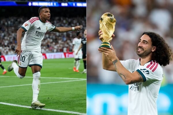 Hattrick Mbappe dan Debut Kandang Marc Cucurella Warnai Malam Sempurna di Bernabeu