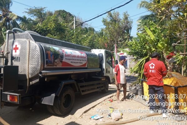 Atasi Kekeringan Kemarau 2026, BPBD Malang Pasok 400 Ribu Liter Air Bersih ke Empat Kecamatan