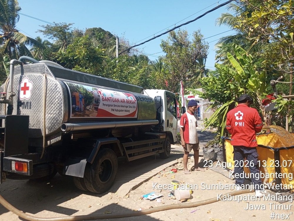 BPBD Kabupaten Malang Air Bersih Atasi Kekeringan Kemarau 2026, BPBD Malang Pasok 400 Ribu Liter Air Bersih ke Empat Kecamatan