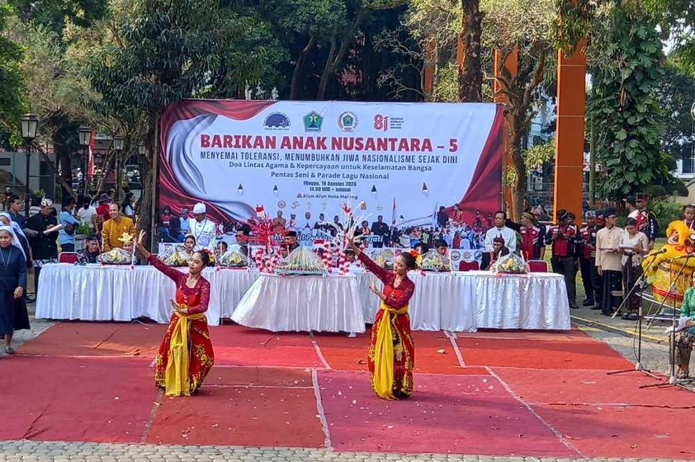 Ketua DPRD Kota Malang Apresiasi Antusiasme Peserta Barikan Anak Nusantara ke 5 oleh FKAUB