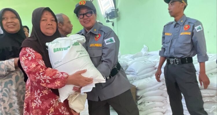 Pendistribusian Cadangan Bantuan Pangan Beras Resmi Diluncurkan Pemkot Malang dan Perum Bulog