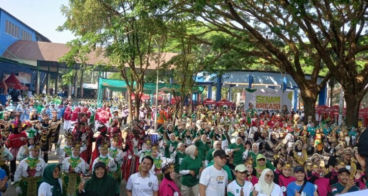 Sekjen DPP PKB Puji Antusiasme Peserta Lomba Senam Kreasi ‘Ha-Ha-Hi-Hi’ di GOR Ken Arok Malang, Bakal Gelar Rutin Tahunan