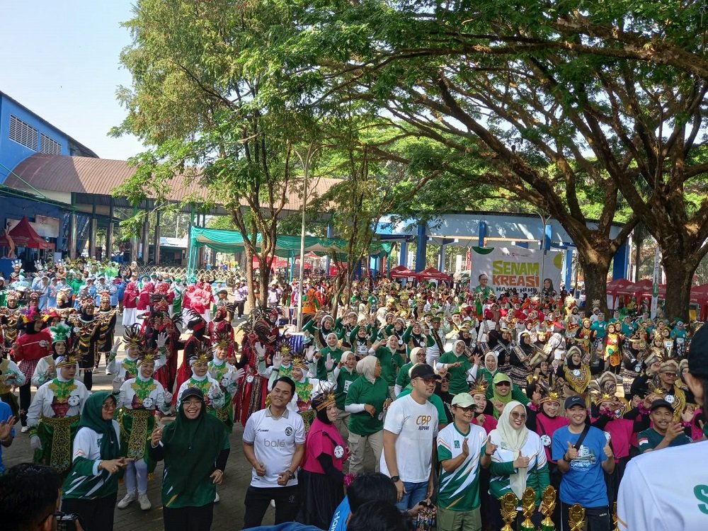 Sekjen DPP PKB Puji Antusiasme Peserta Lomba Senam Kreasi ‘Ha-Ha-Hi-Hi’ di GOR Ken Arok Malang, Bakal Gelar Rutin Tahunan