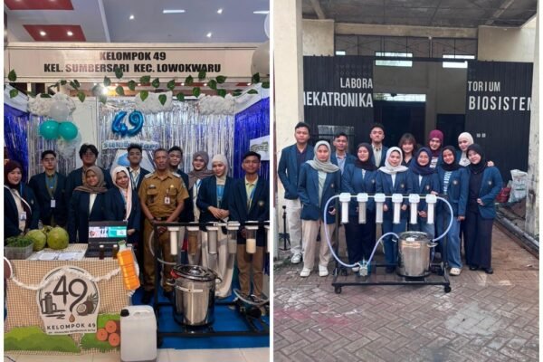Mahasiswa FTAB UB Kenalkan Ecofilter 12 Sebagai Pemurni Minyak Jelantah di Sumbersari
