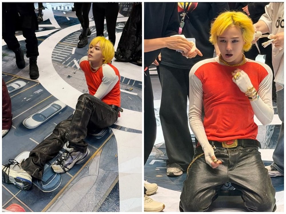G-Dragon Big Bang Menolak Tua, Unggah Momen Sesi Pemotretan dengan Tampilan Busana Cerah