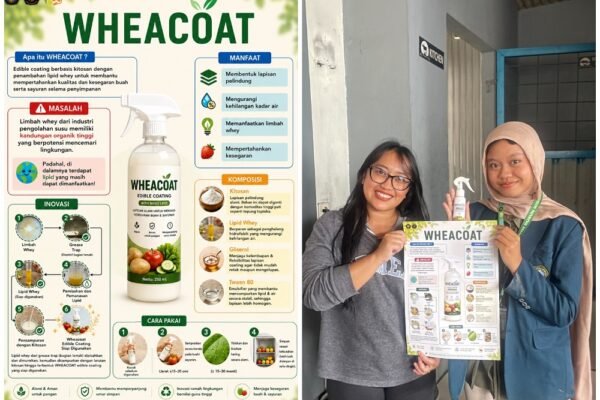 Mahasiswa UB Ciptakan Pelapis Alami Buah dan Sayur Lewat Olah Limbah Keju Mozzarella