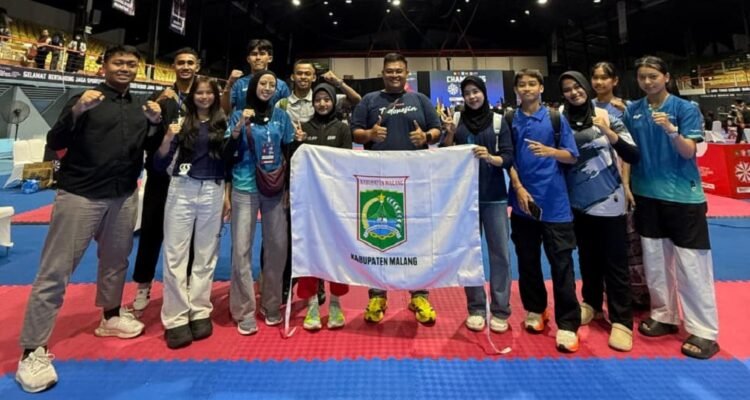 Tim Taekwondo Kabupaten Malang Boyong 8 Medali di Piala Gubernur Jatim 2026