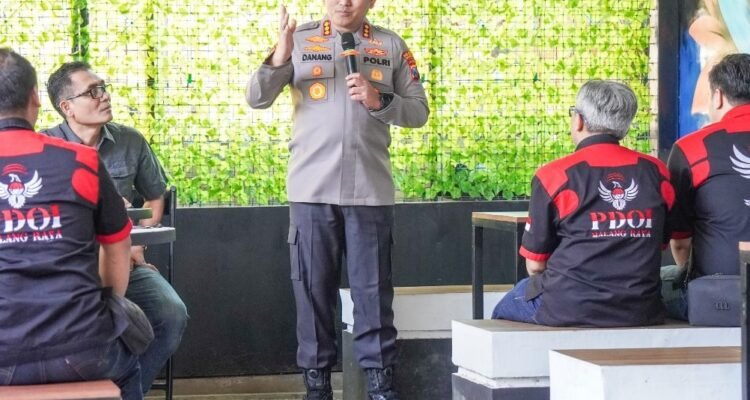 Langkah Nyata Kapolresta Malang Kota Rangkul 35 Komunitas Ojol: Perkuat Sinergi hingga Sediakan Fasilitas Gratis