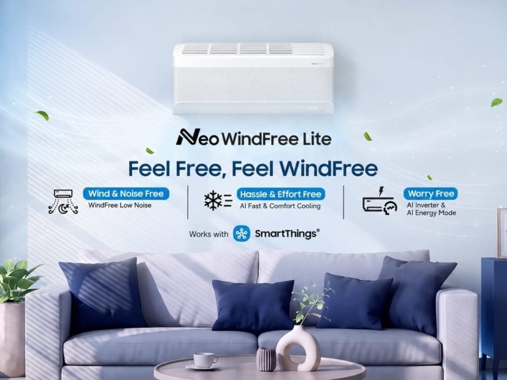 Samsung Neo WindFree Lite Hadir Mulai Dari 0,5 PK Sampai 2 PK: Sejuk Tanpa Hembusan Angin Langsung, Kini Lebih Terjangkau