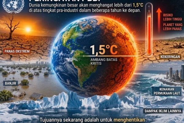 Agustus 2026 Jadi Bulan Terpanas, Suhu Global Tembus 1,65°C di Atas Pra-Industri