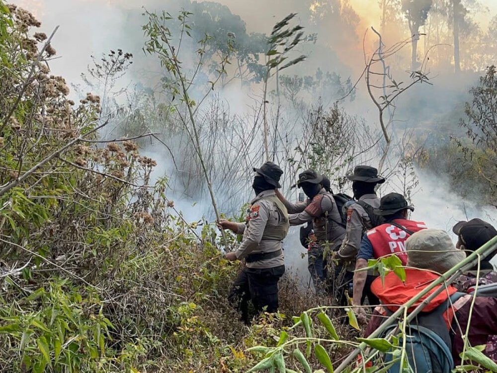 Polda Jatim Siaga Penuh, Perketat Pengamanan Tujuh Kawasan Pegunungan Rawan Karhutla
