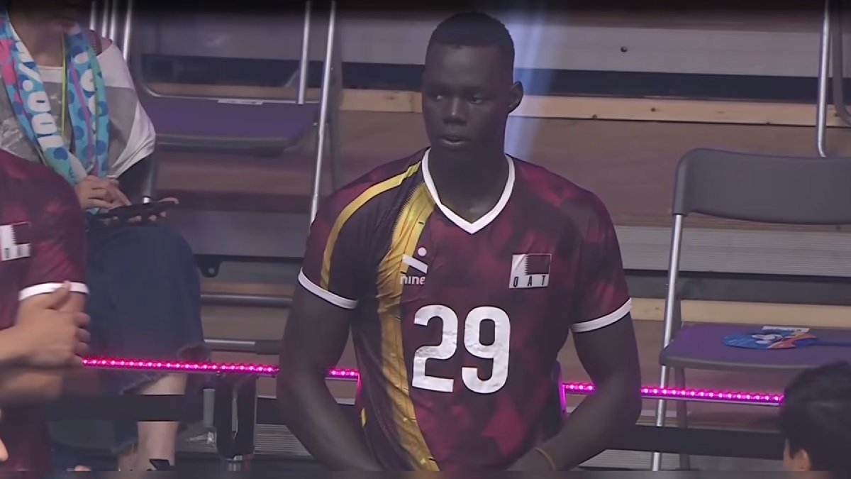 Mubarak Musa Thiik Madut, Raksasa Belia asal Qatar yang Jadi Fenomena Bola Voli Asia